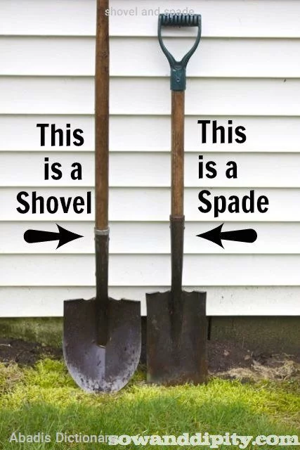 shovel and spade